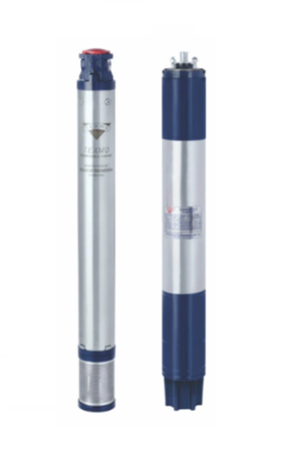 TEXMO 1.5 hp 15 stage single phase 4" borewell submersible motor with pump JFS011 + JRF  09/15